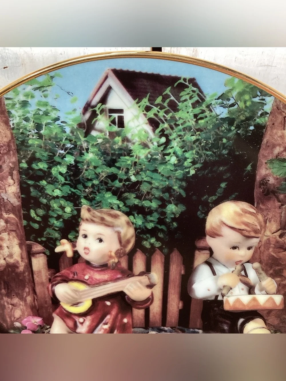 M.I. Hummel 1990 “Private Parade”, Little Companions Plate Danbury Mint #Q9971